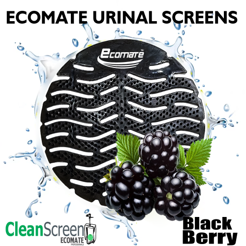 Ecomate Premium Urinal Screens Deodorizer Black Berry Fragrance (Pack Of 6) - Image 2