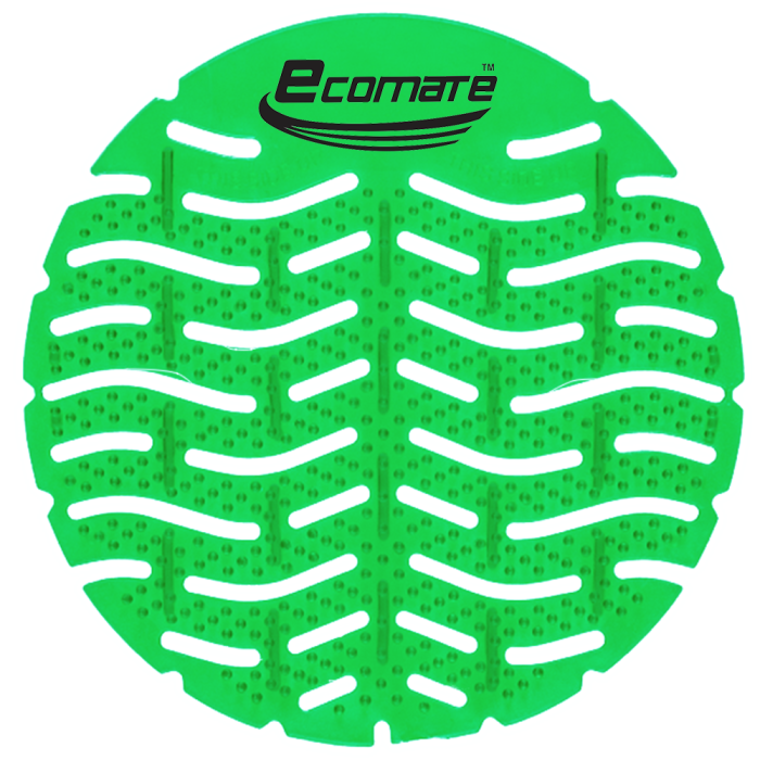 Ecomate Premium Urinal Screens Deodorizer Cucumber Melon Fragrance (Pack Of 6)