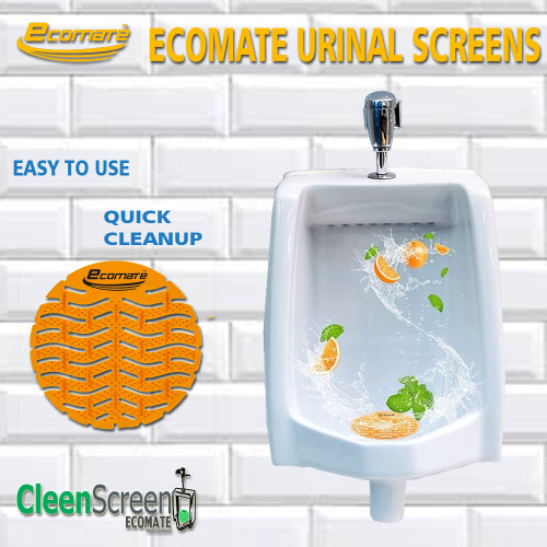 Ecomate Premium Urinal Screens Deodorizer Citrus Fragrance (Pack Of 200) - Image 7