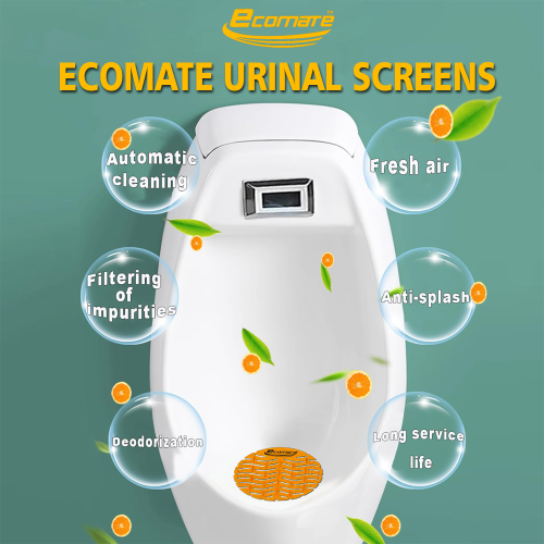 Ecomate Premium Urinal Screens Deodorizer Citrus Fragrance (Pack Of 200) - Image 6
