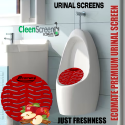 Ecomate Premium Urinal Screens Deodorizer Spiced Apple Fragrance (Pack Of 200) - Image 7