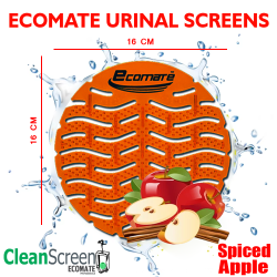 Ecomate Premium Urinal Screens Deodorizer Spiced Apple Fragrance (Pack Of 200) - Image 2