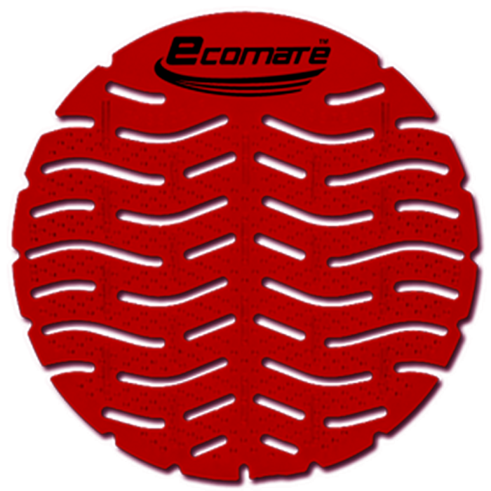 Ecomate Premium Urinal Screens Deodorizer Spiced Apple Fragrance (Pack Of 6)