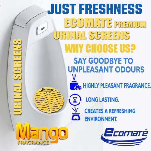 Ecomate Premium Urinal Screens Deodorizer Mango Fragrance (Pack Of 200) - Image 7