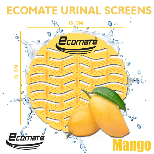 Ecomate Premium Urinal Screens Deodorizer Mango Fragrance (Pack Of 200) - Image 2