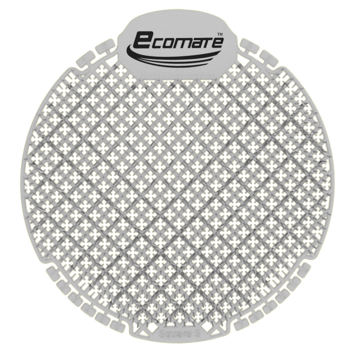 Ecomate Premium Square S Urinal Screens Deodorizer Transparent Lime Fragrance (Pack Of 10)