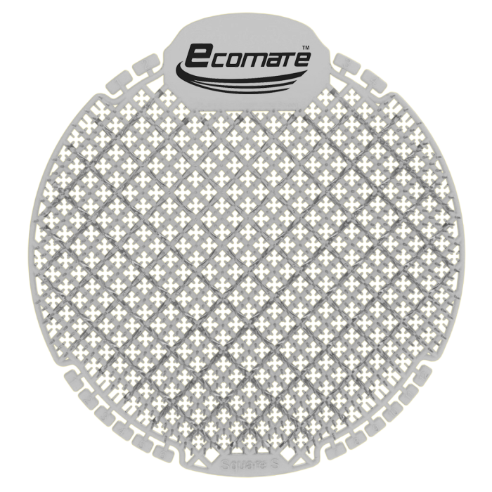 Ecomate Premium Square S Urinal Screens Deodorizer Transparent Lime Fragrance (Pack Of 6)